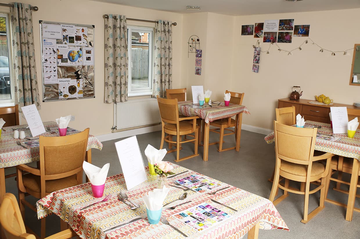 Dining room at Red Rose Care Community