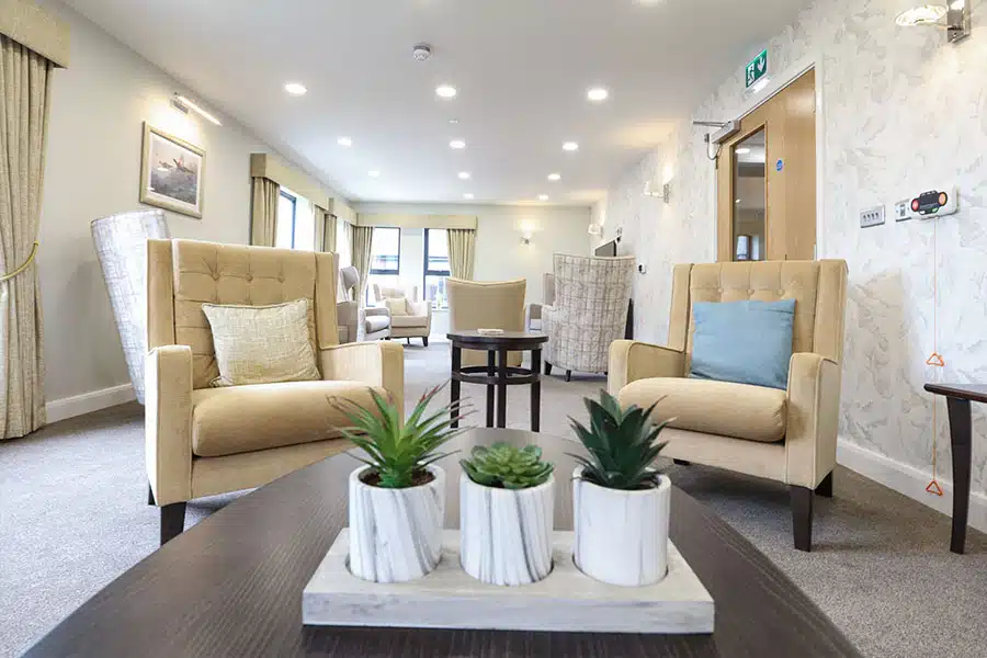 Lounge at Ribble Court Care Home