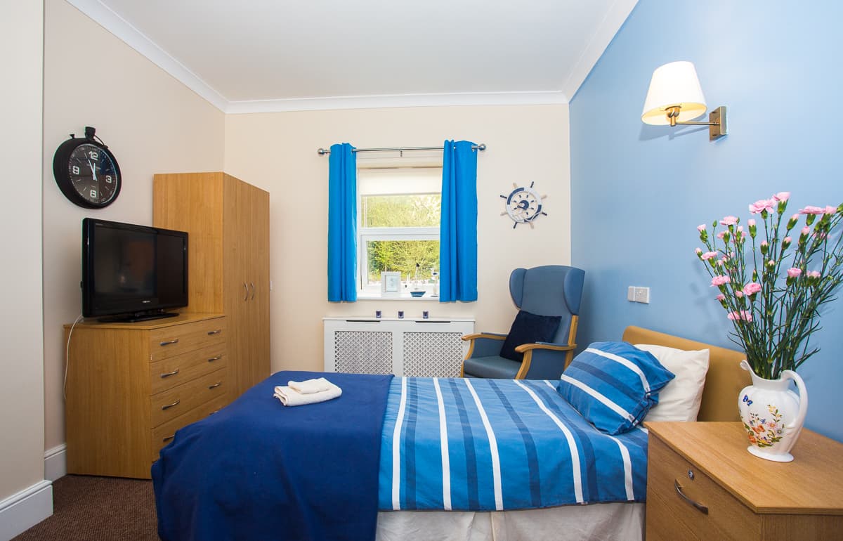 Bedroom at Richmond Residential Care Home