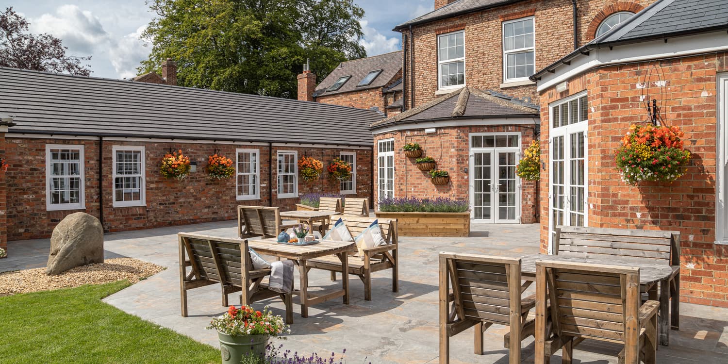 Exterior and patio at Rosevale