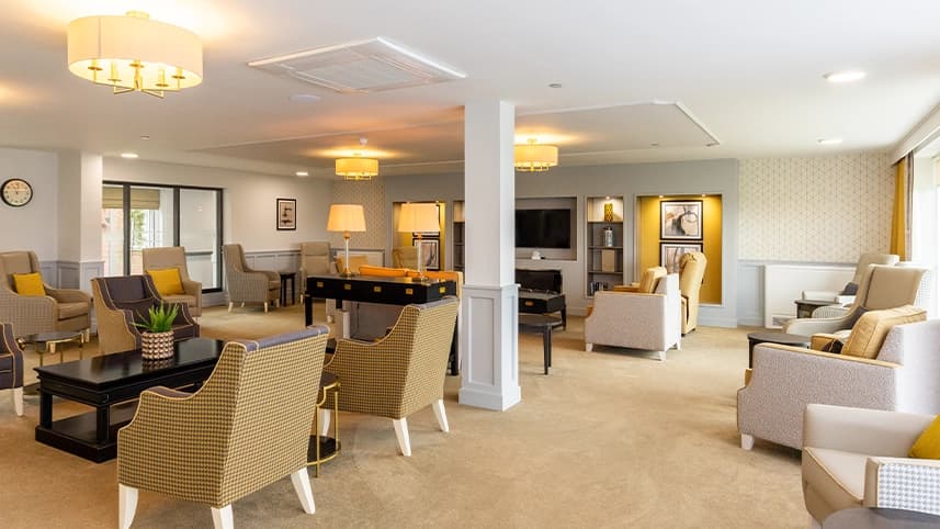 Lounge at Ruckland Court