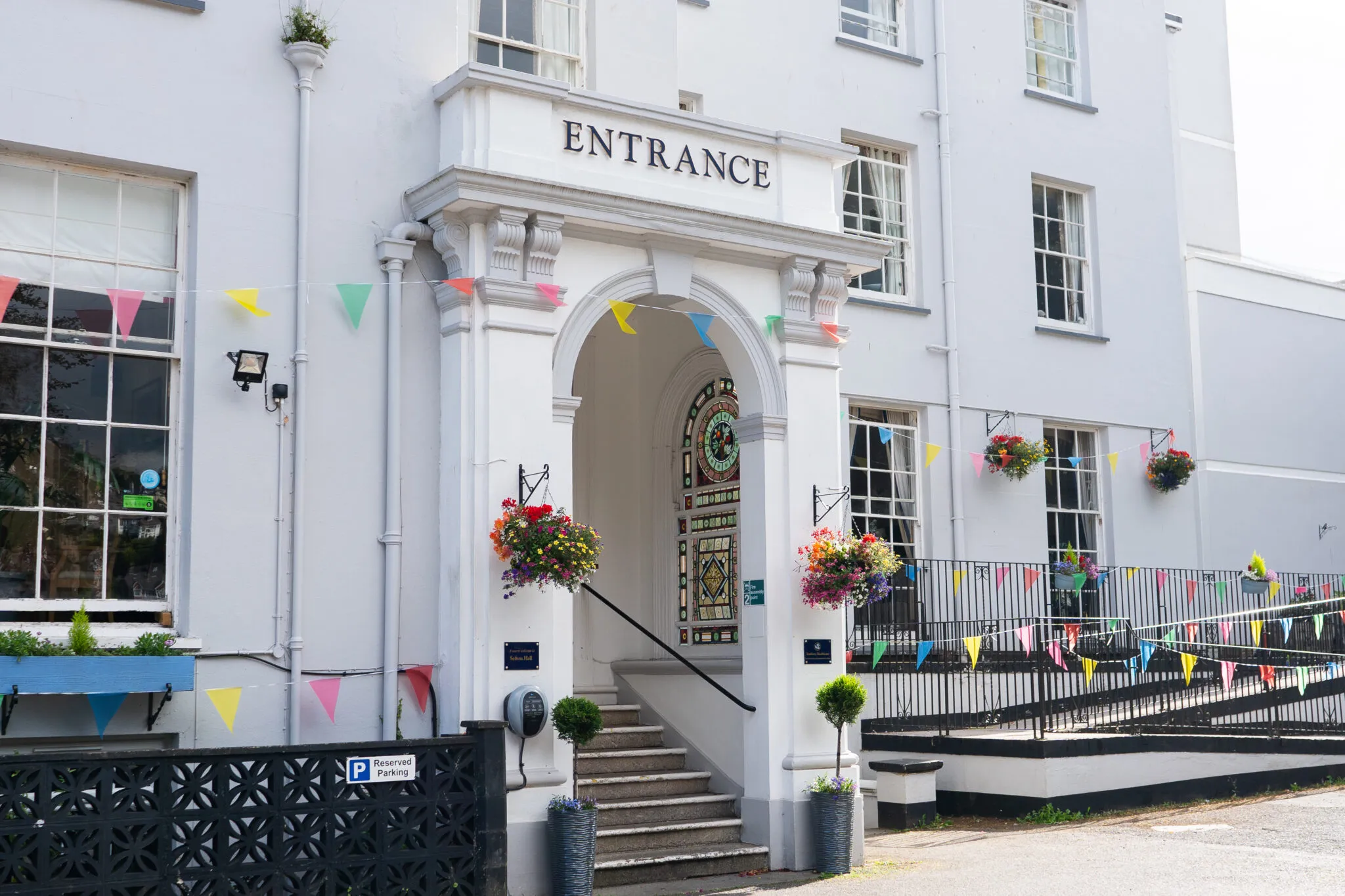 Entrance at Sefton Hall