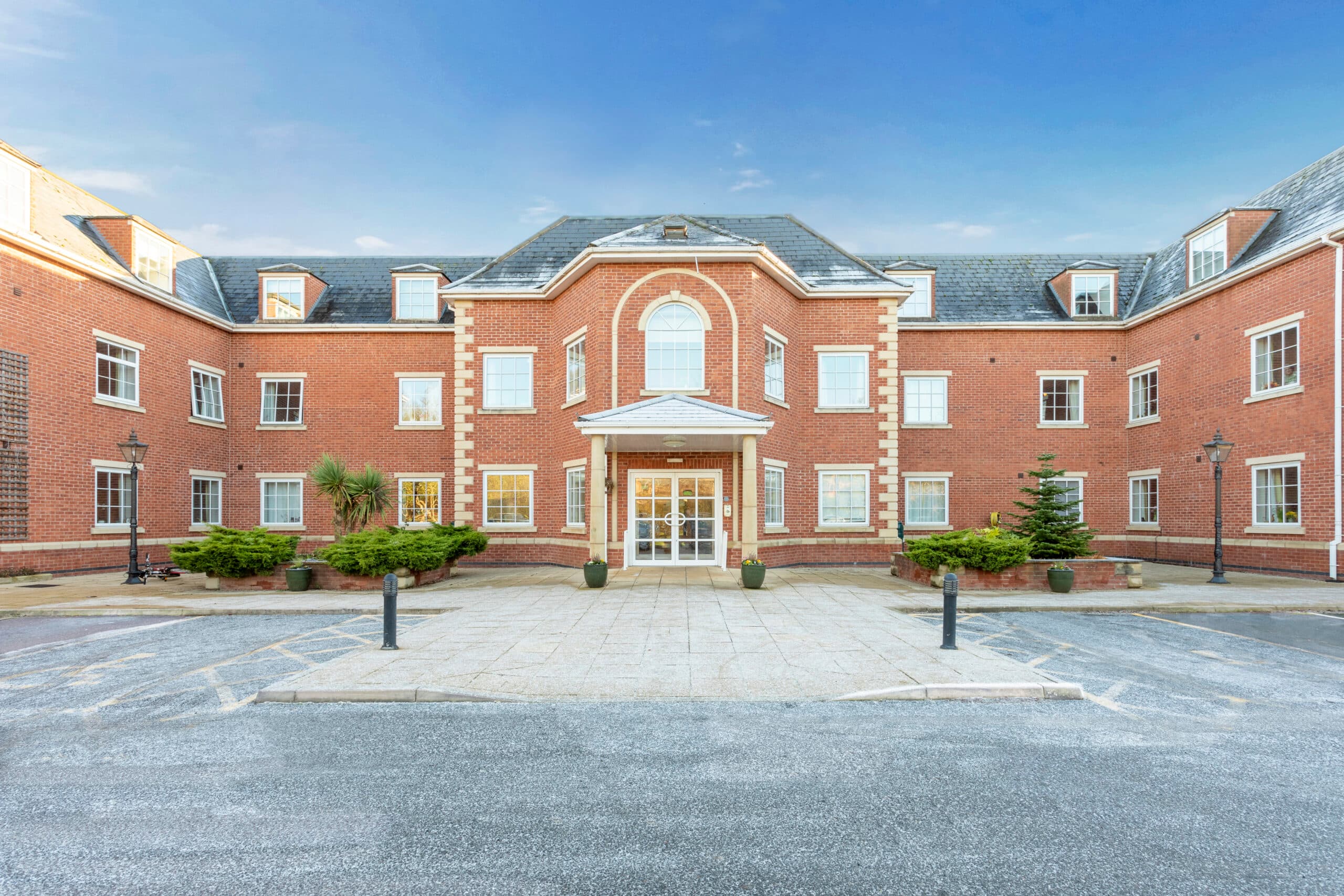 Exterior and entrance at Southwell Court Care Home