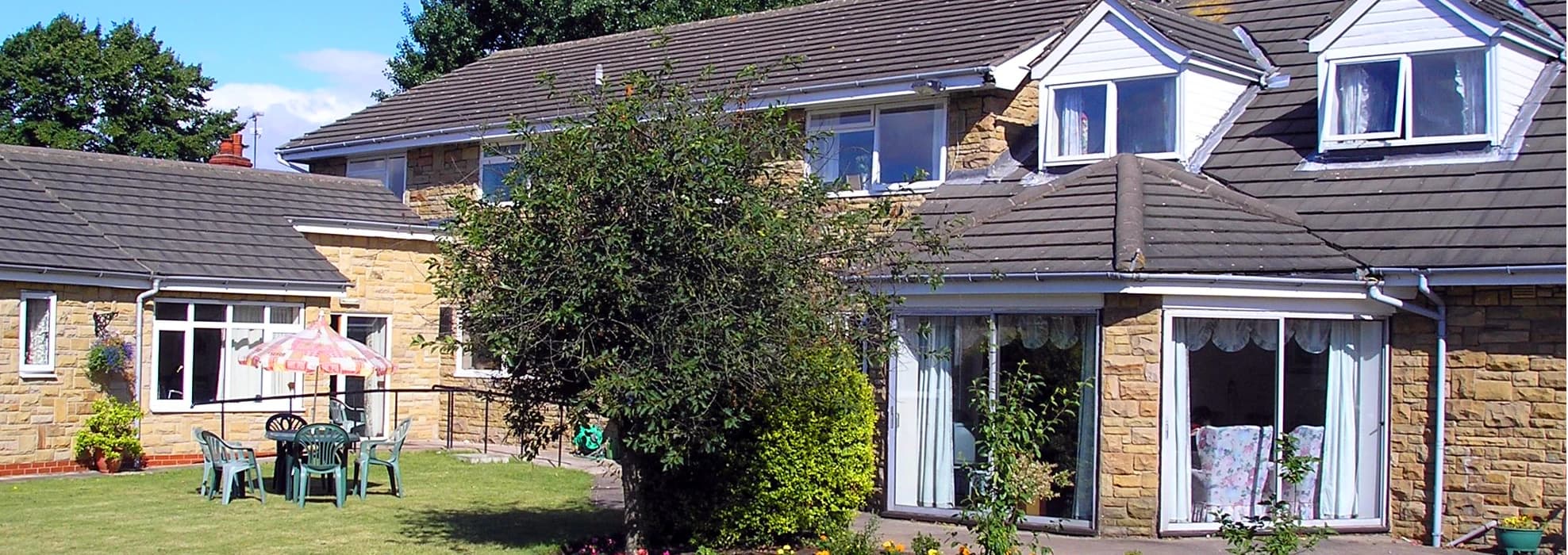 Exterior and garden at Stoneacre Lodge Residential Home