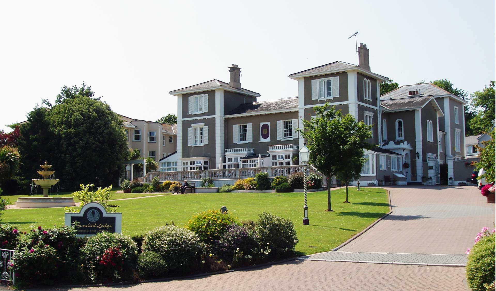 Exterior and garden at Sundial Lodge Care Home