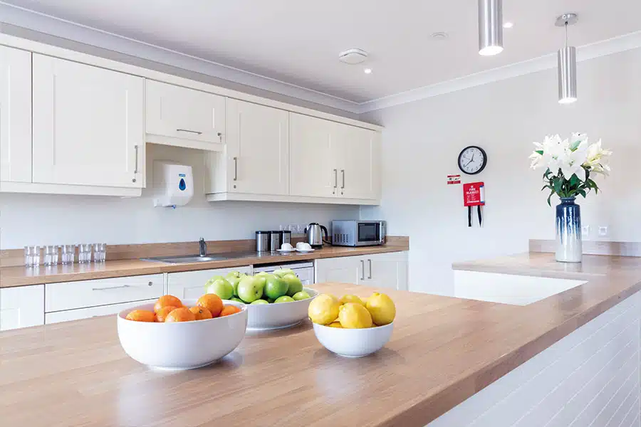Kitchen area at Telford Hall