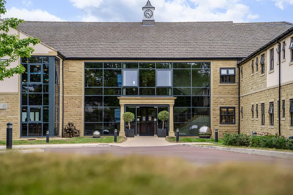 Exterior and entrance at The Avenue Nursing Home