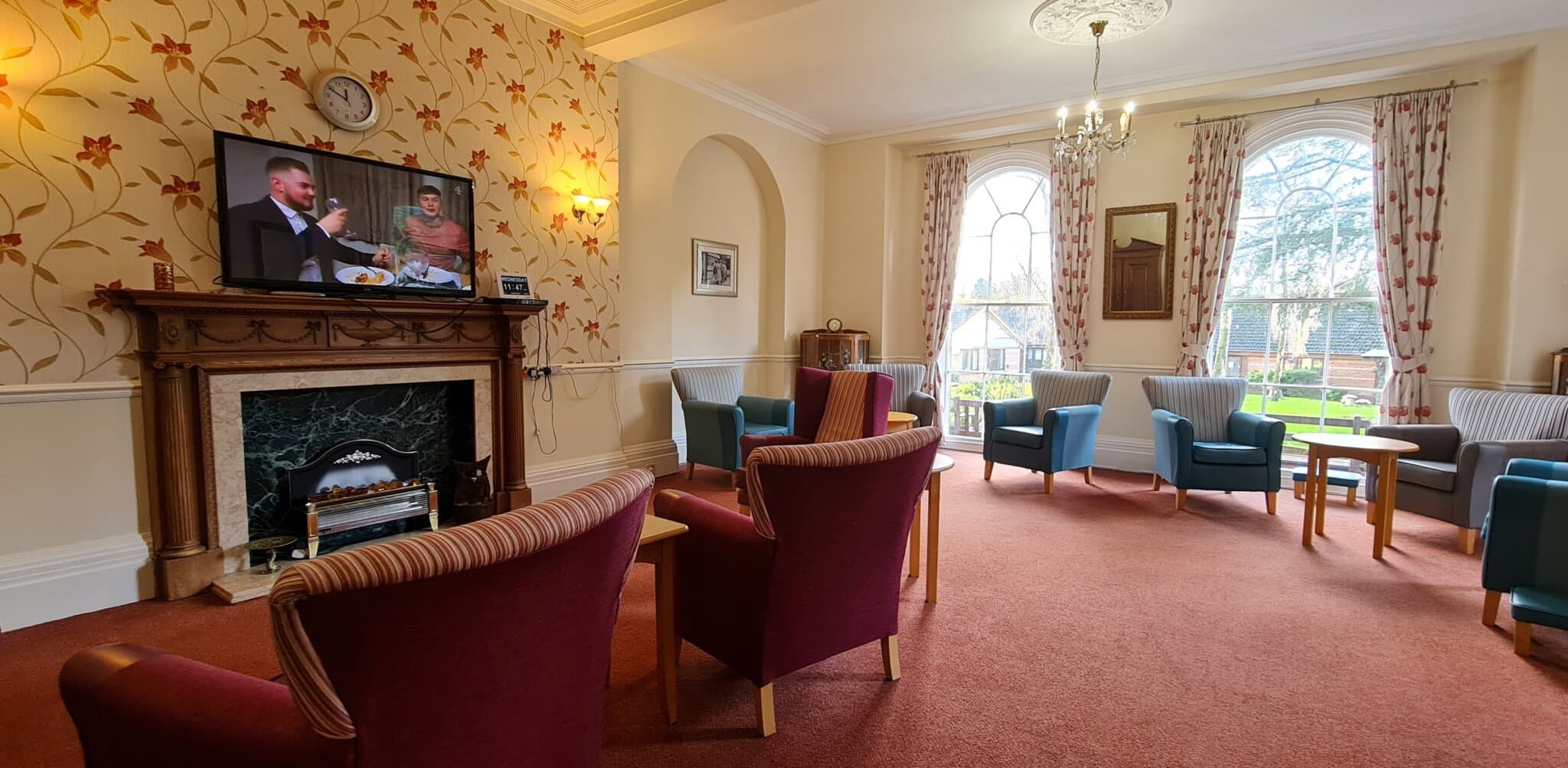 Lounge at The Elms Care Home