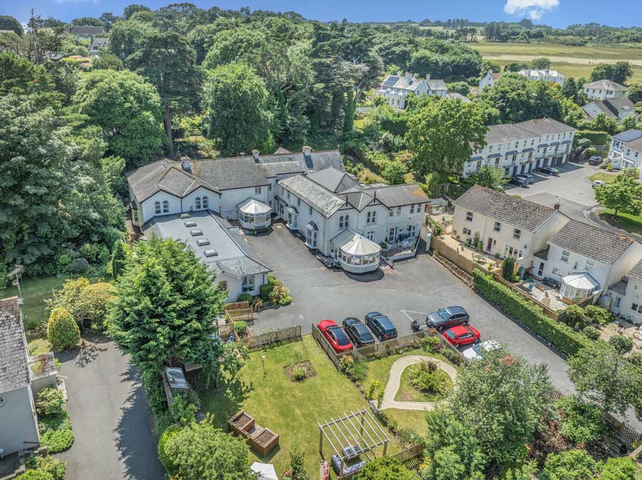 Exterior and grounds at The Firs Residential Home