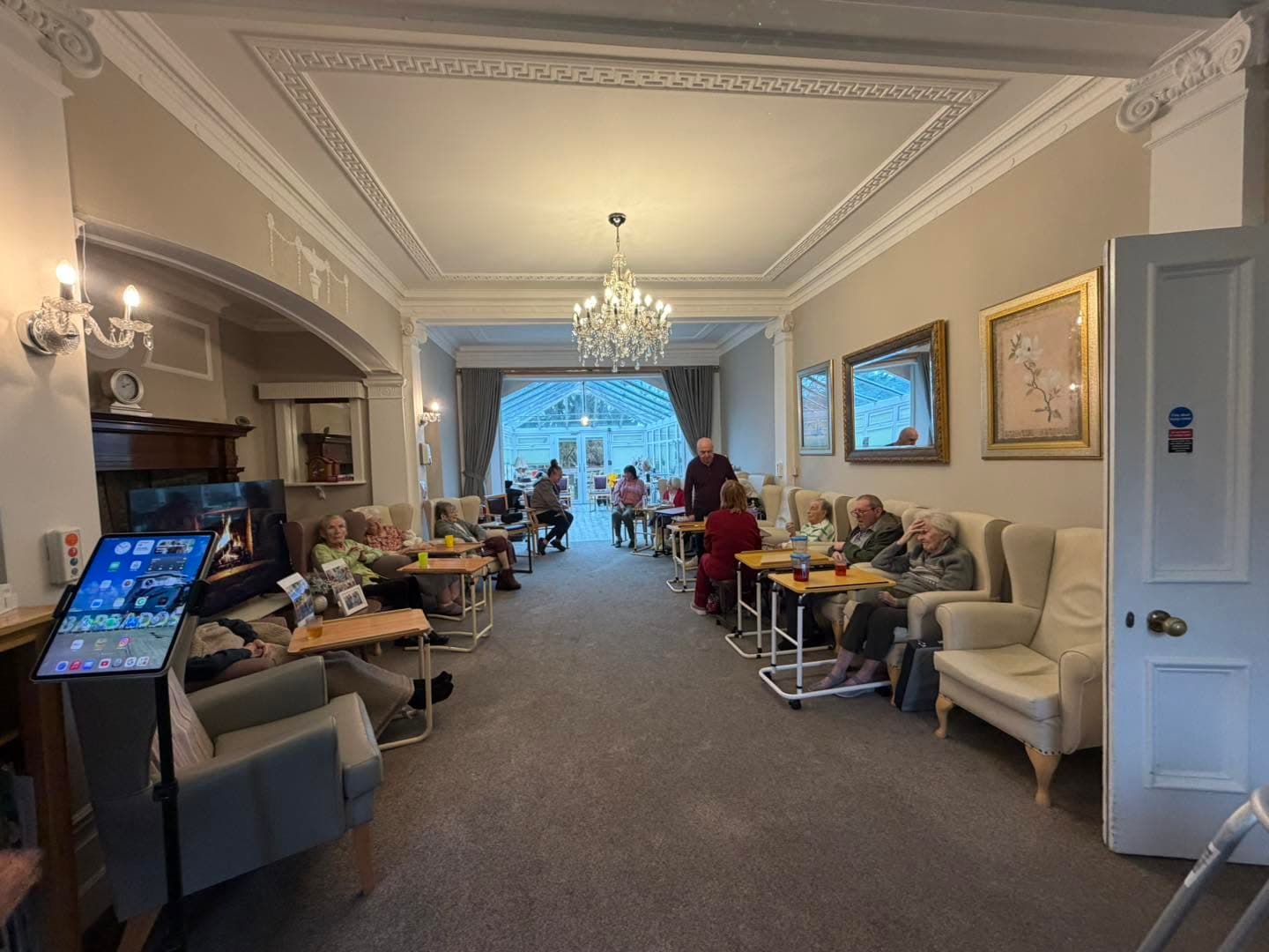 Lounge at The Glade Residential Care Home