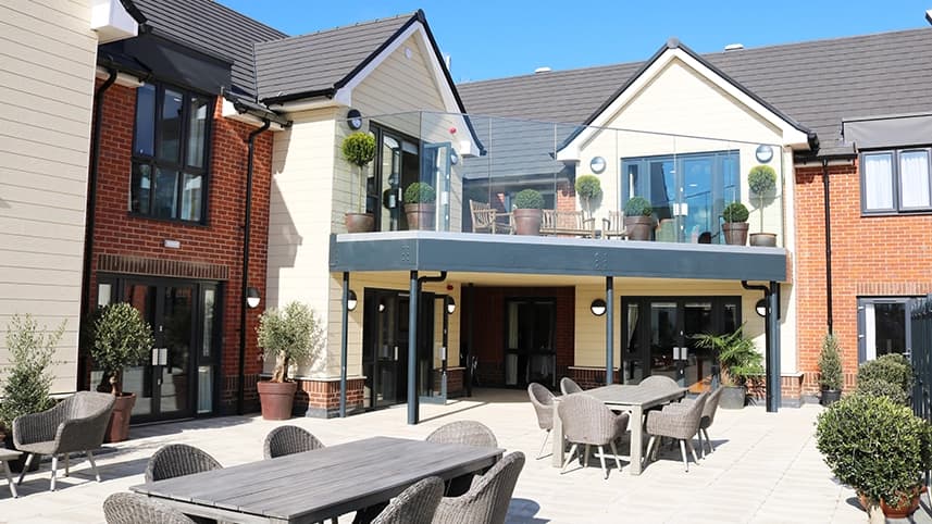 Exterior and courtyard at The Grange