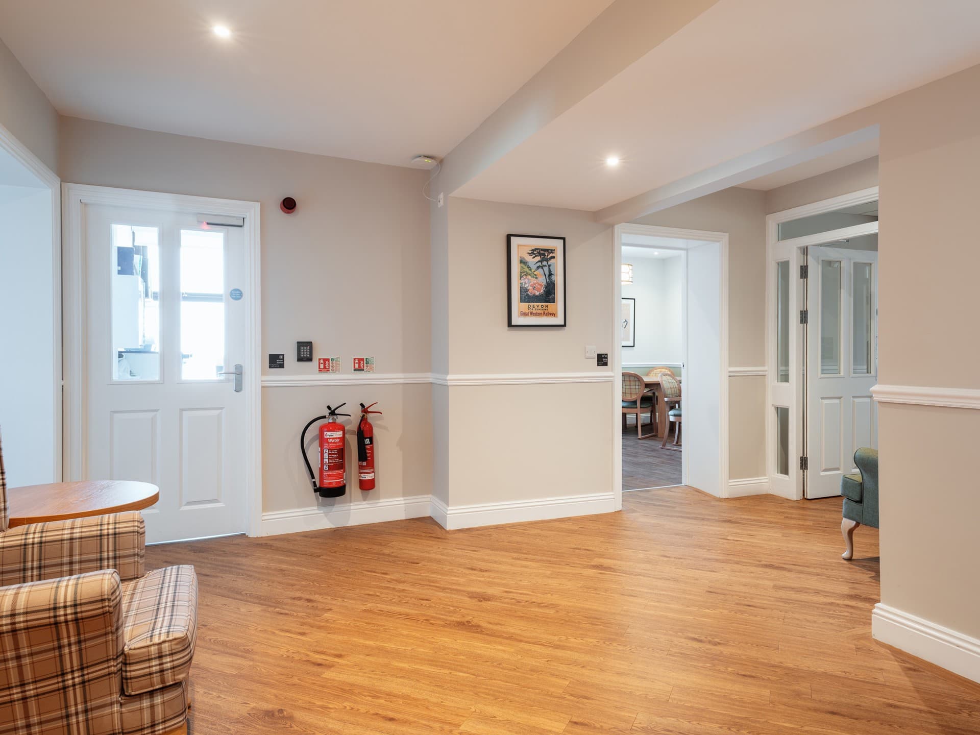 Entrance hall at The Harry Care Home