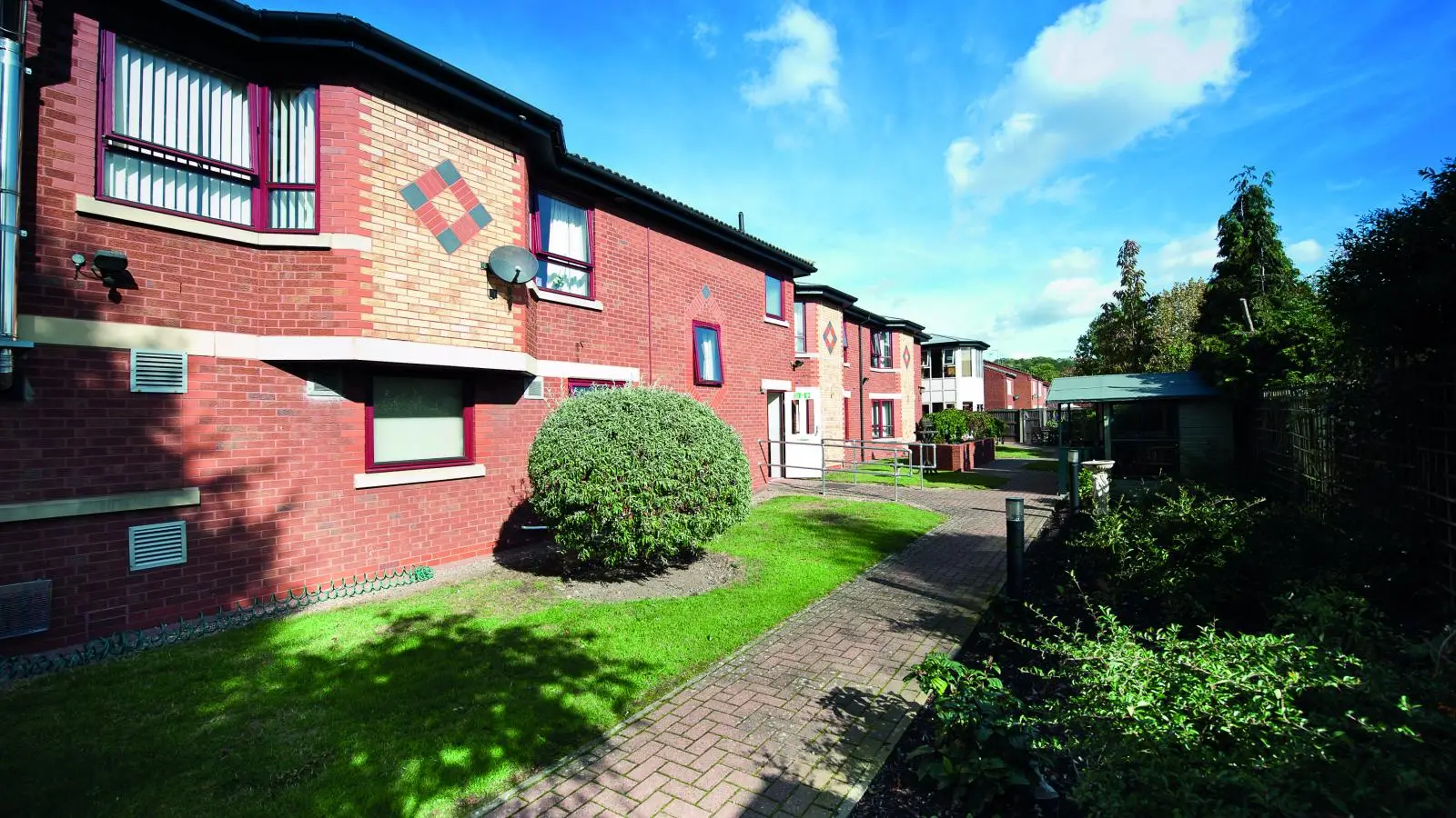 Exterior and garden at The Herons