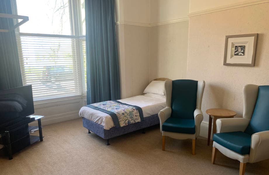 Bedroom at The Knowle Care Home