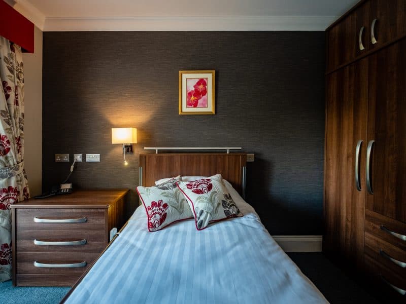 Bedroom at The Old Garden Care Home