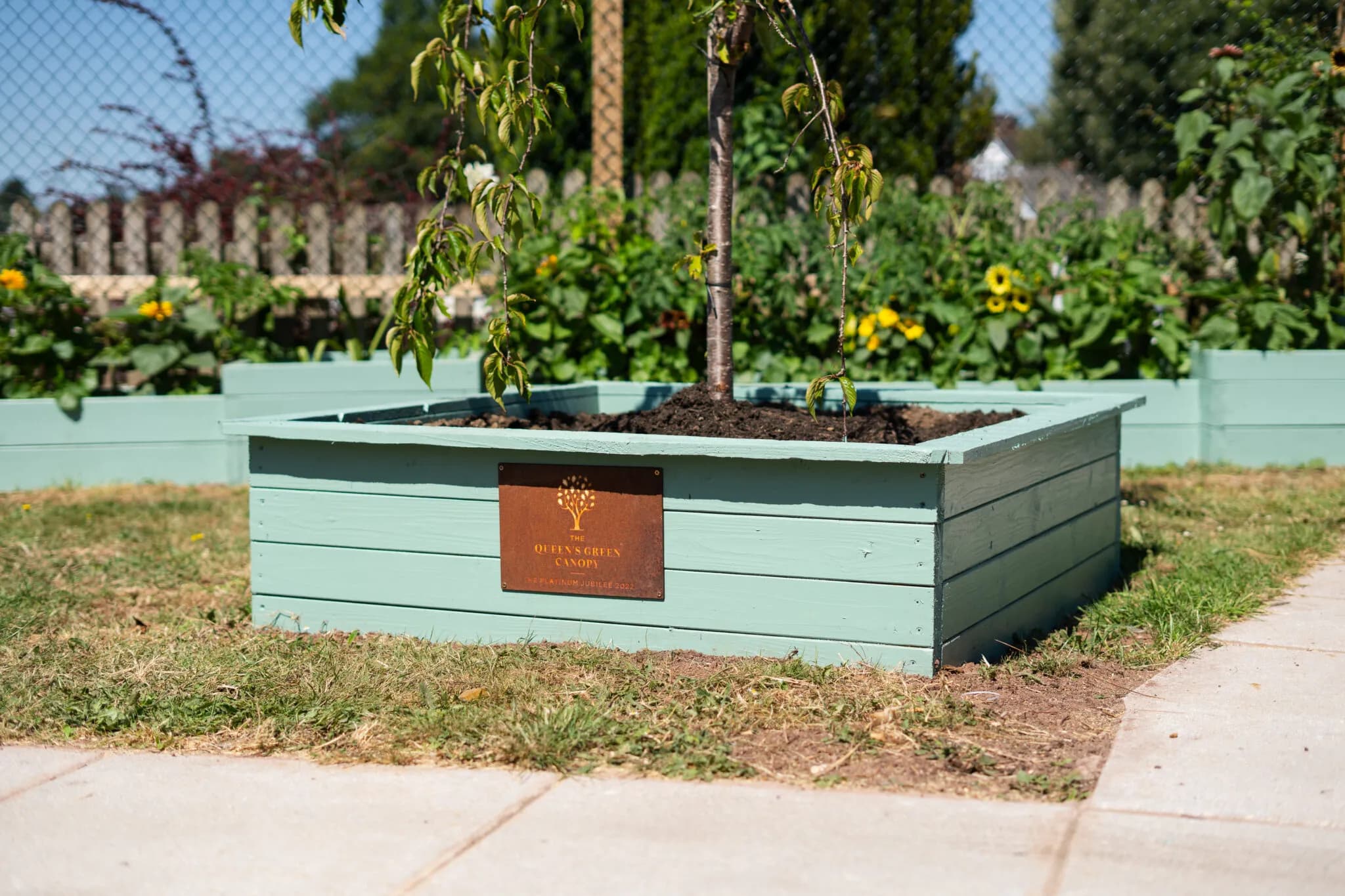Garden flowerbed at The Old Rectory Nursing Home