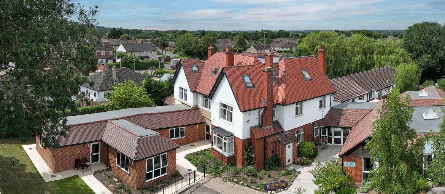 Exterior and grounds at The Orchards Residential Home