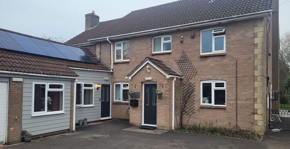 Exterior and entrance at The Paddocks