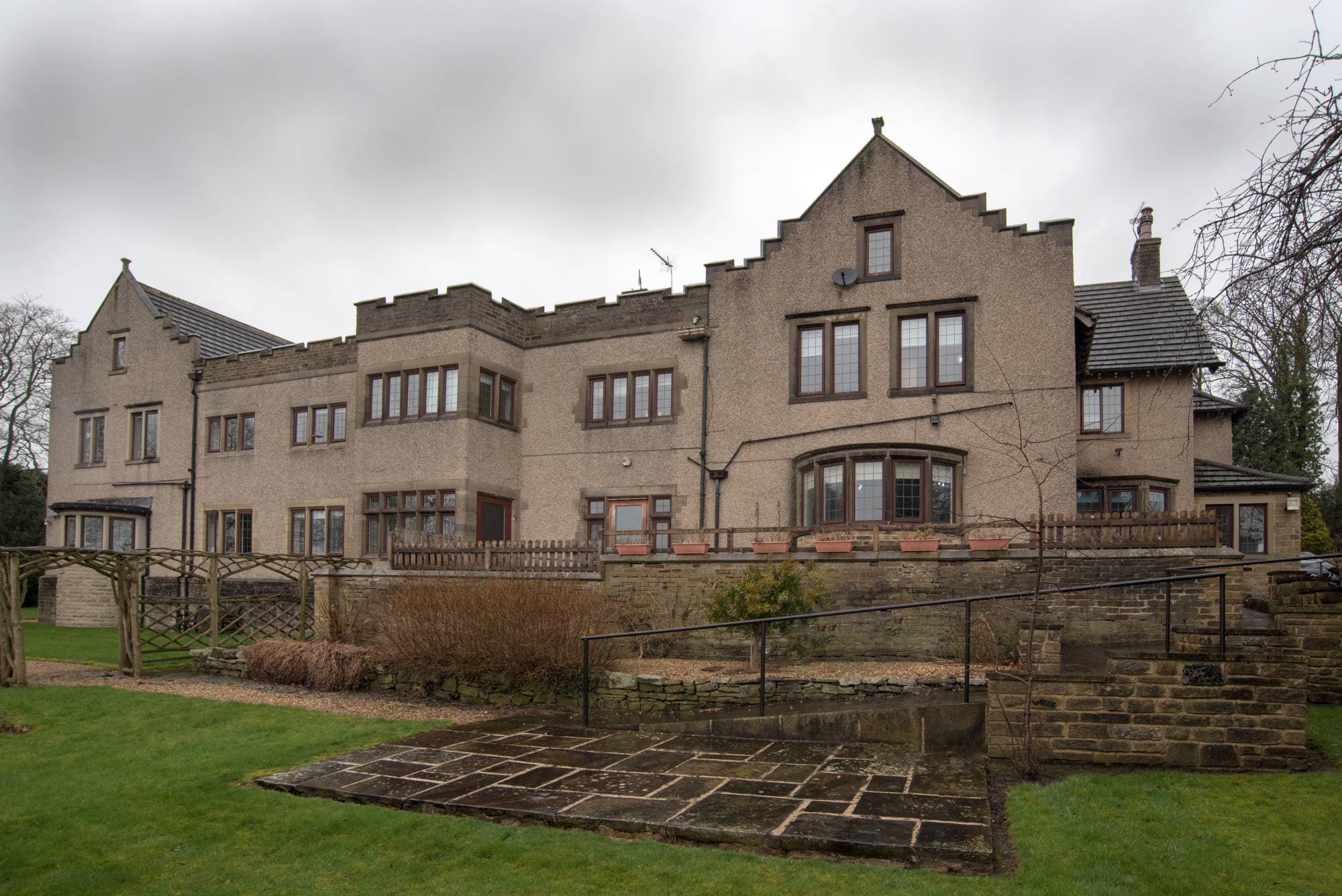 Exterior and garden at The Raikes Residential Home