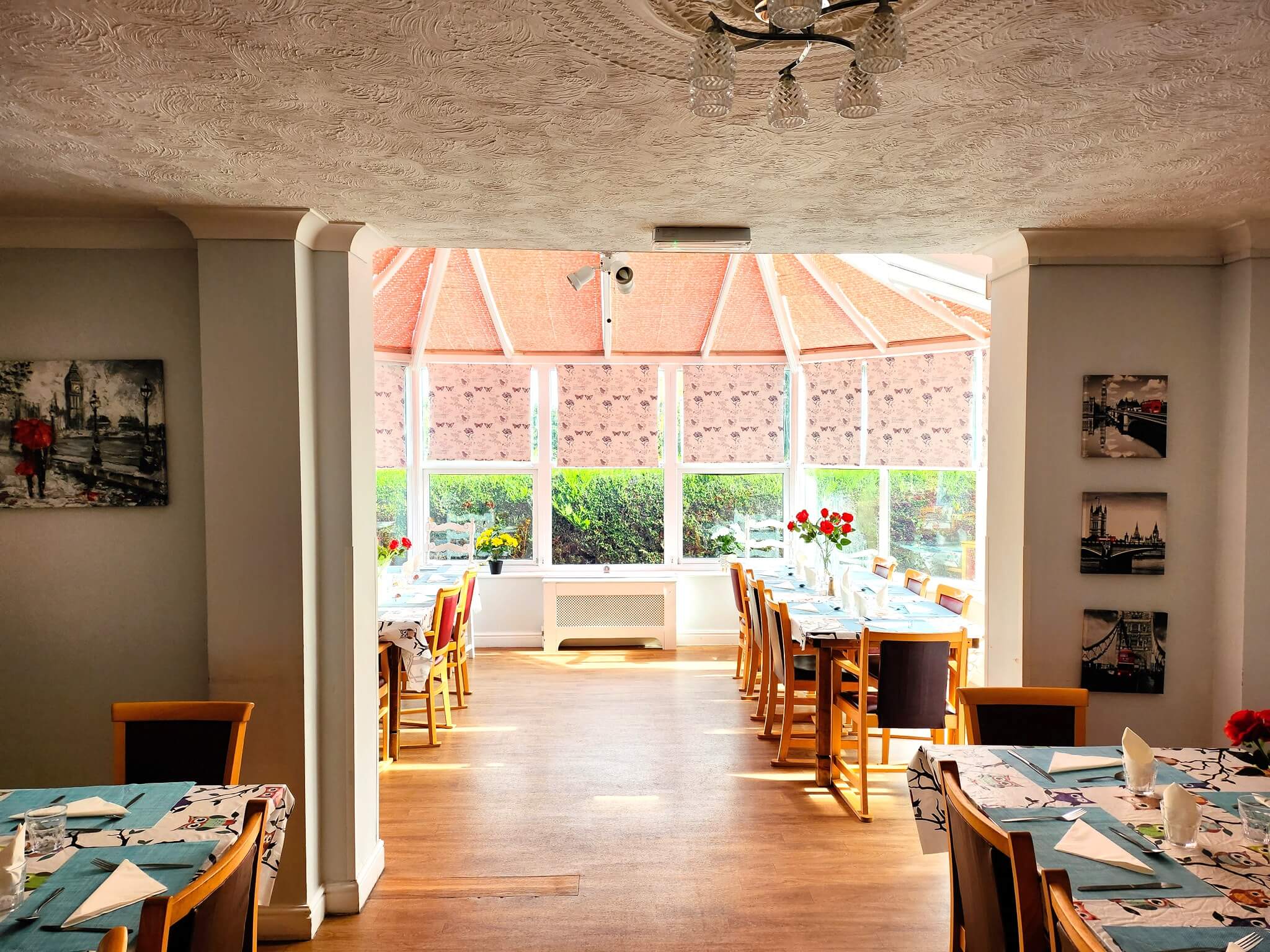 Dining room at The RedHouse Care Home