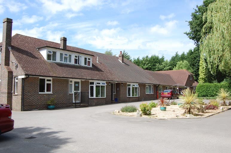 Exterior and entrance at Three Oaks Residential Care Home