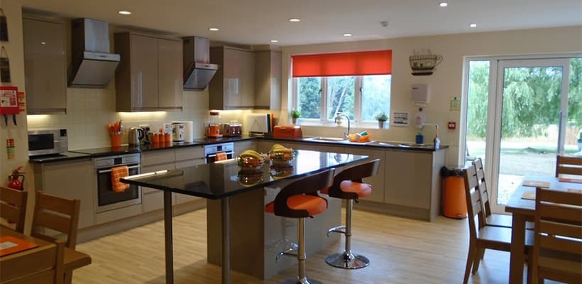 Kitchen and dining room at Tigh Lenach