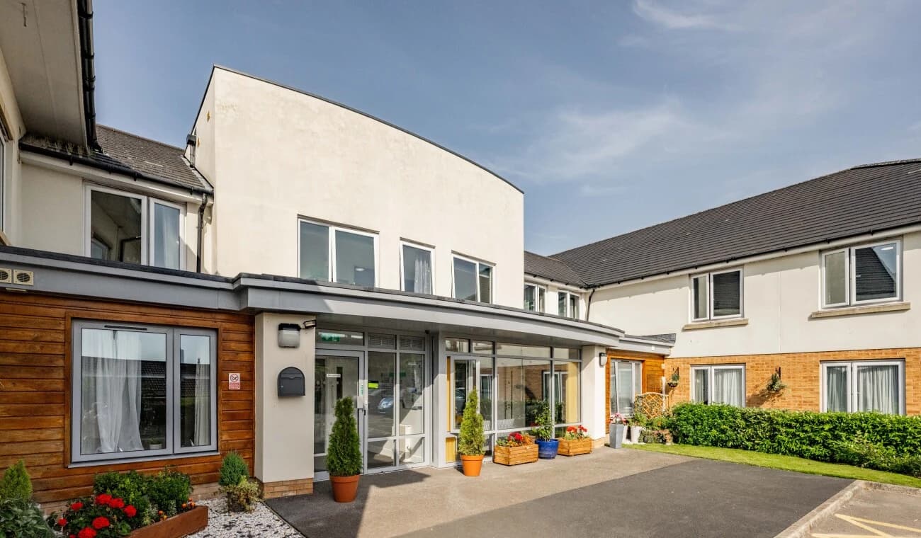 Exterior and entrance at Timperley Care Home