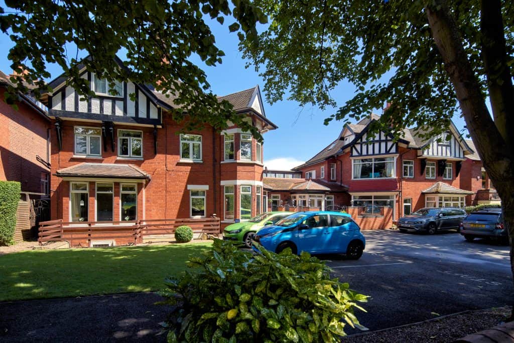 Exterior and entrance at Town Moor House