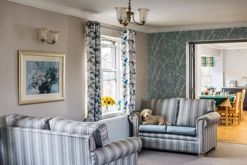 Lounge at Ventress Hall Care Home