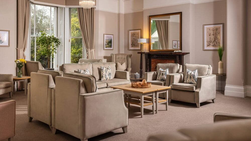 Lounge at Walstead Place Care Home