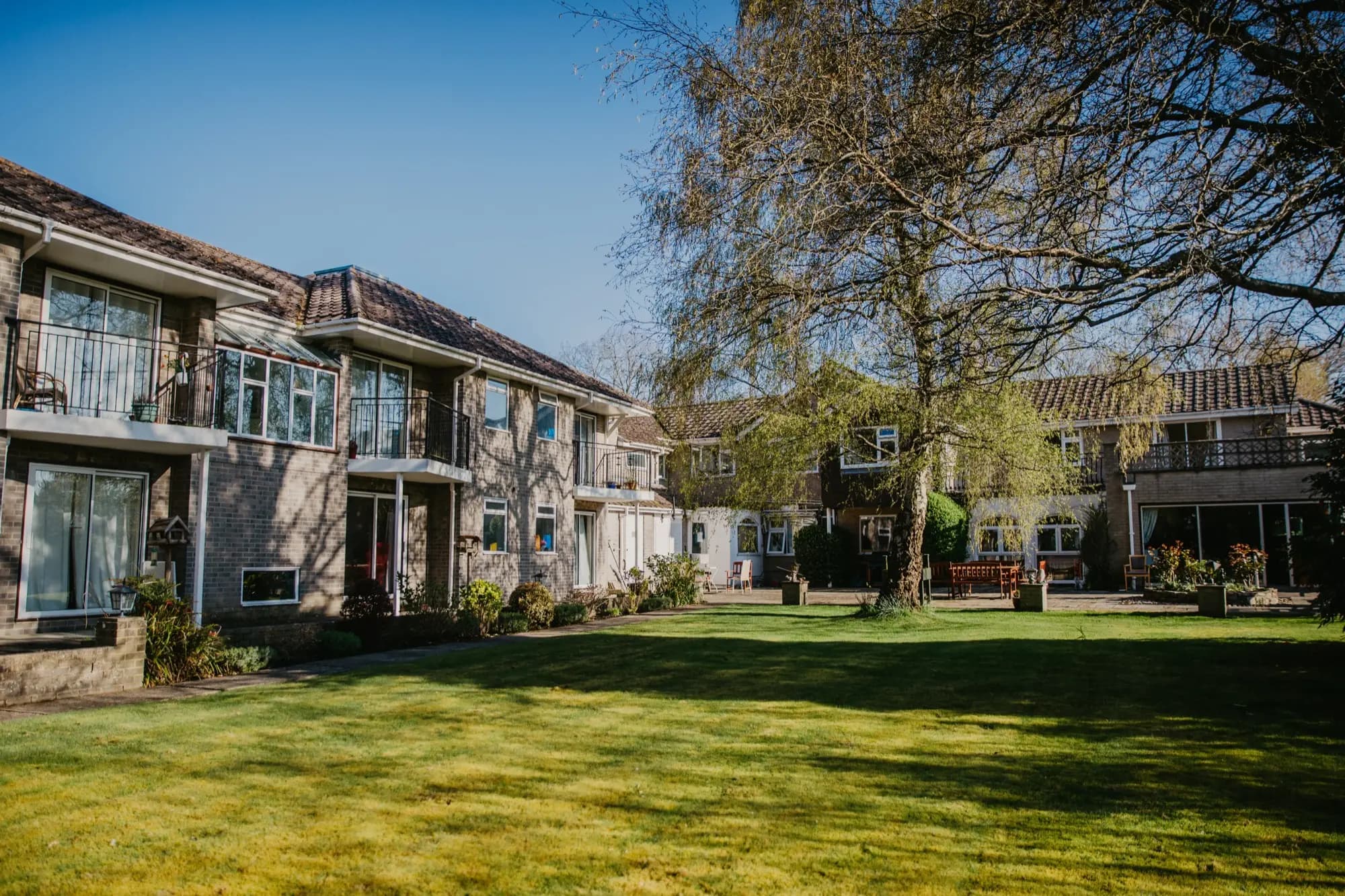 Exterior and garden at Waterloo Care Home