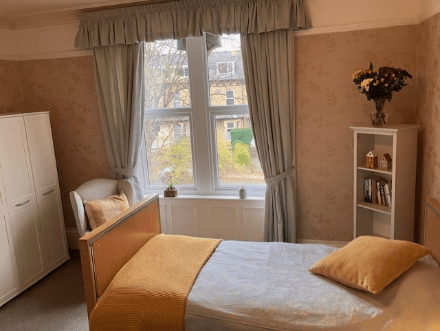 Bedroom at Wellington House Nursing Home