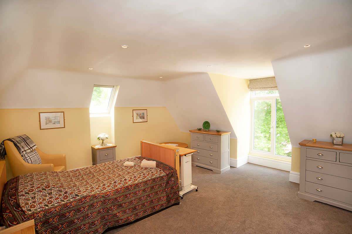 Bedroom at Westacre Nursing Home