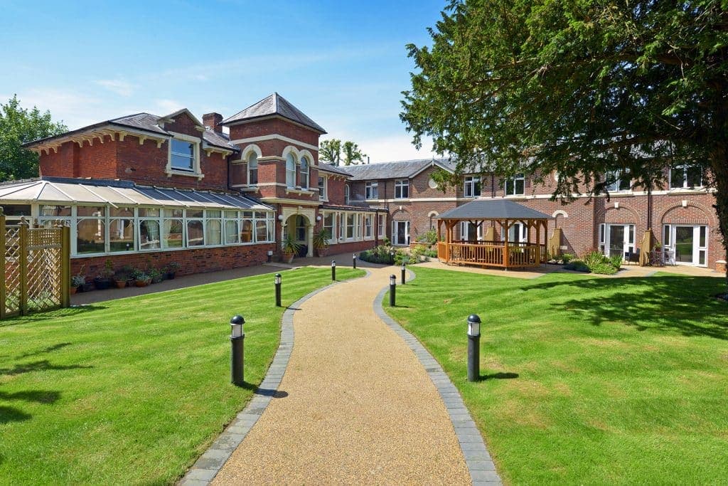 Exterior and garden at Westerham Place Residential Care Home