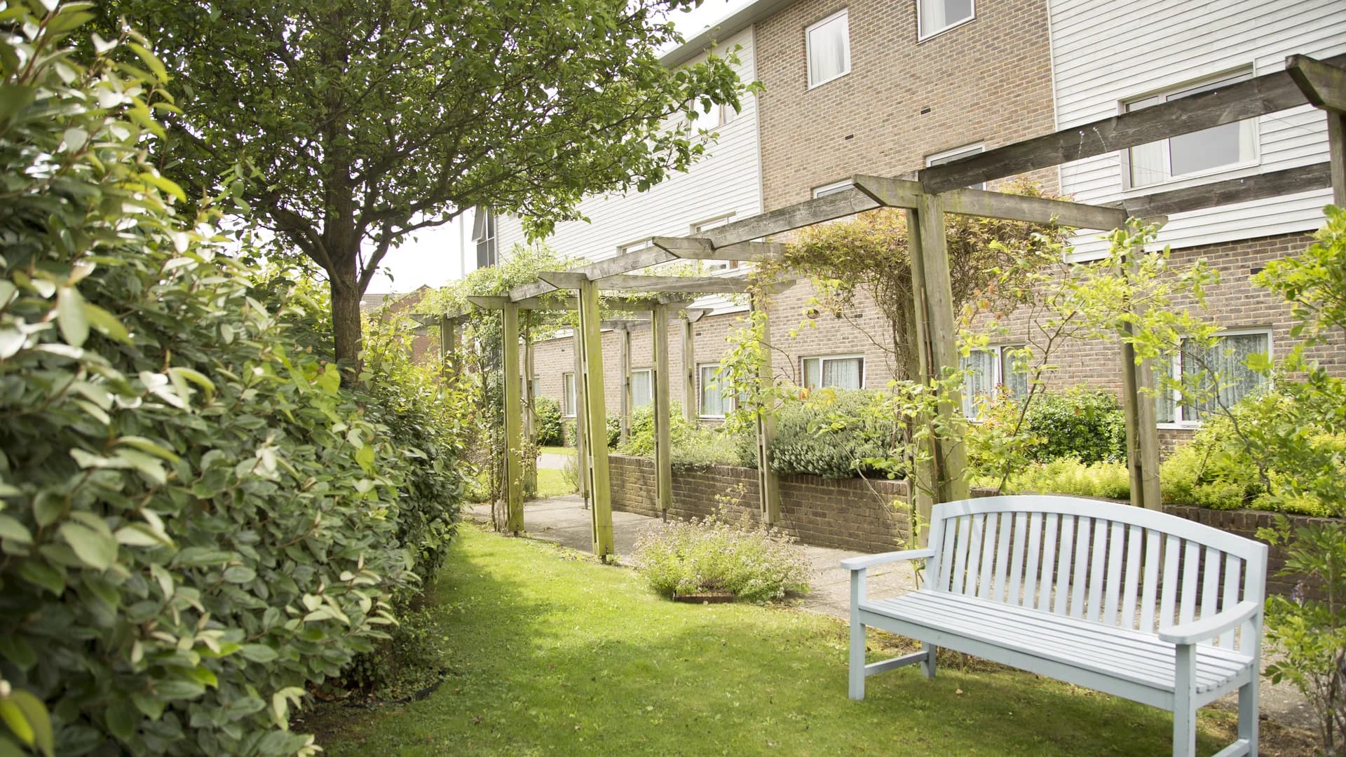 Exterior and garden at Westgate House Care Centre