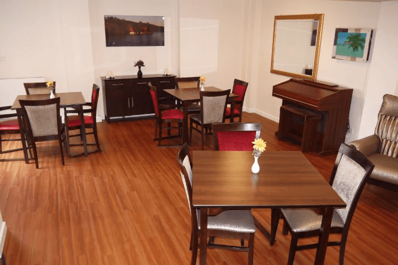 Dining room at Westley Court Care Home