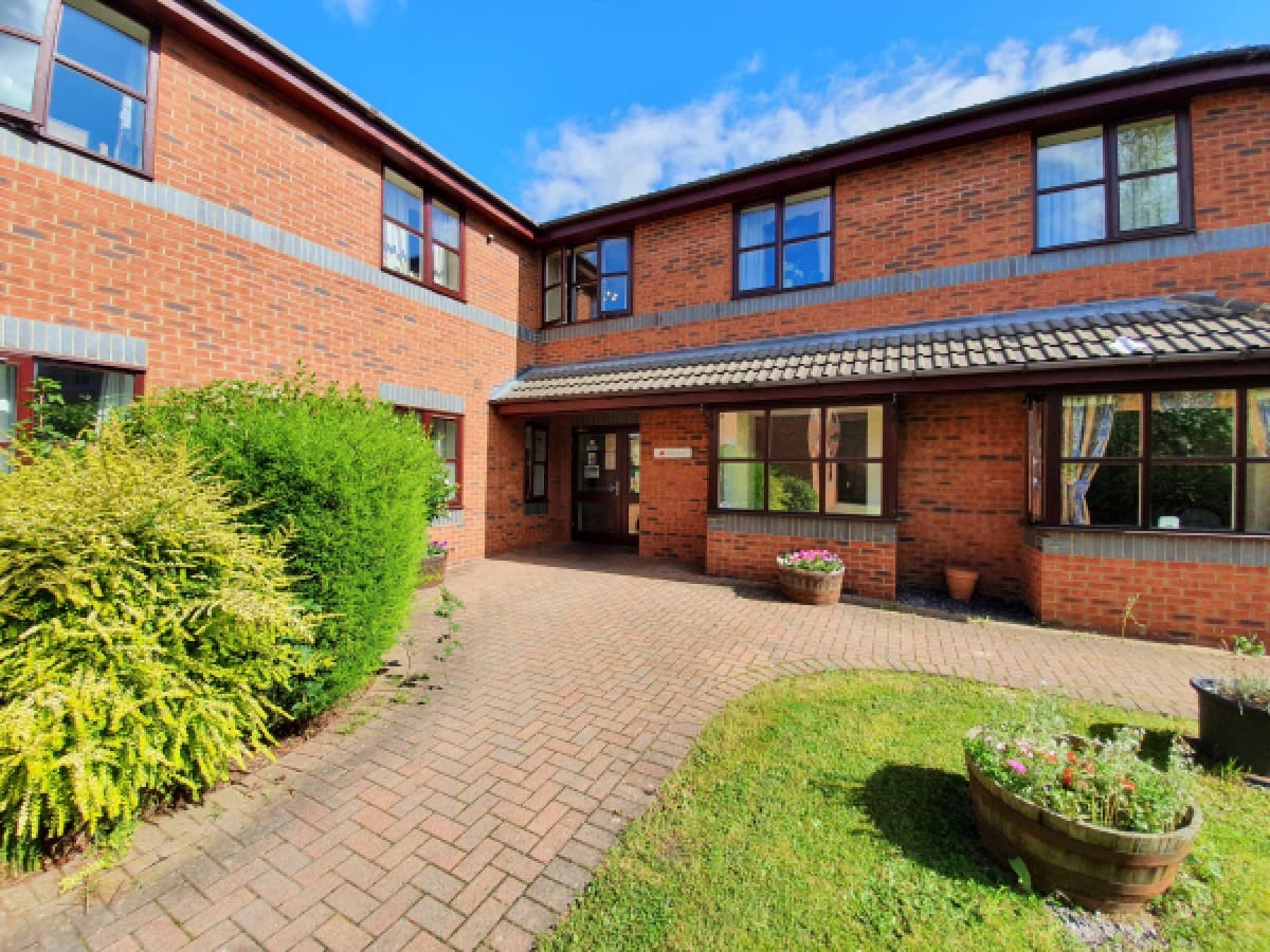 Entrance at Willow Green Care Home