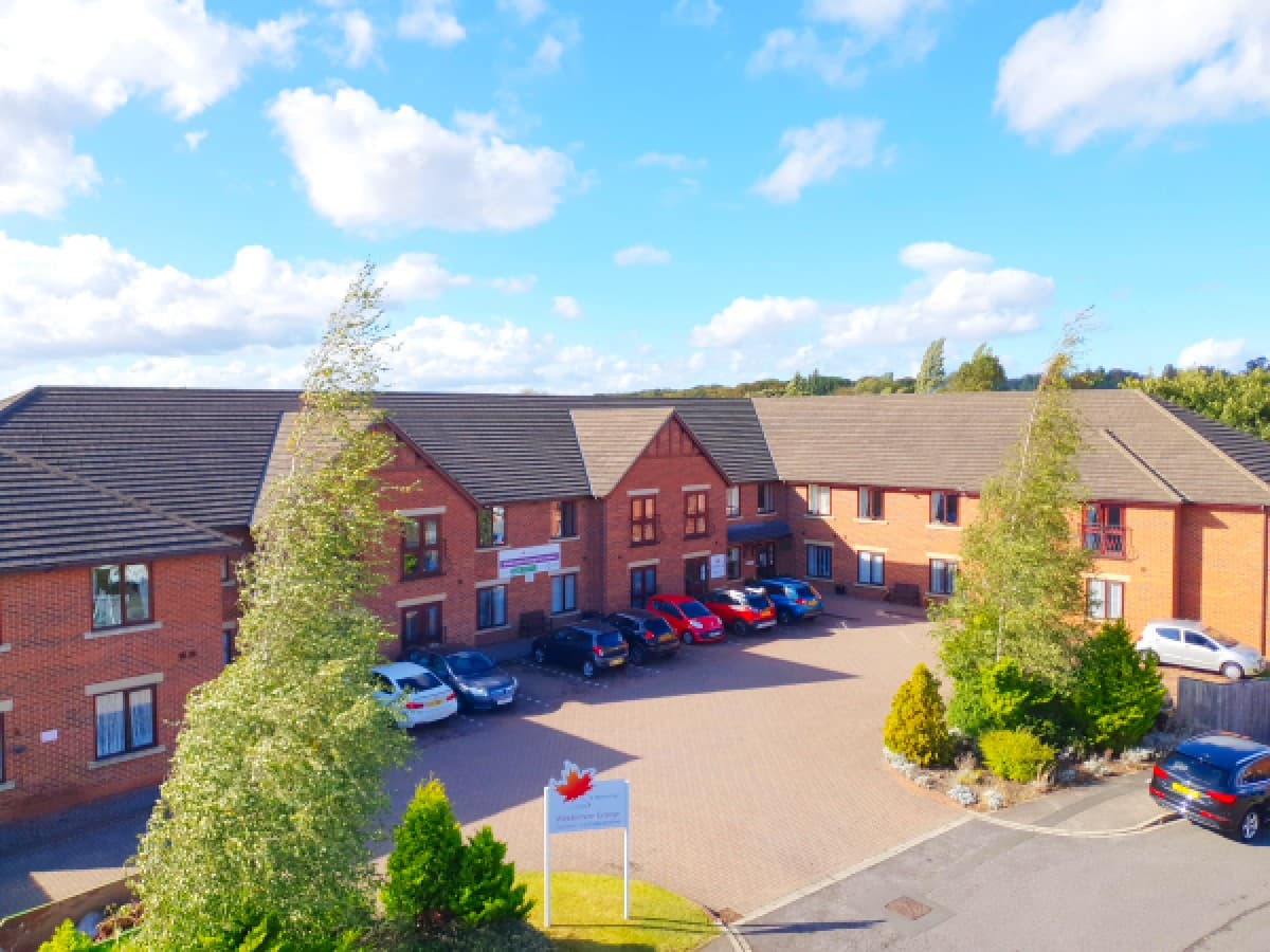 Exterior and entrance at Windermere Grange Care Home